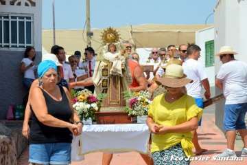 Misa y procesión terrestre-marítima de la playa de Ojos de Garza (Foto TA)